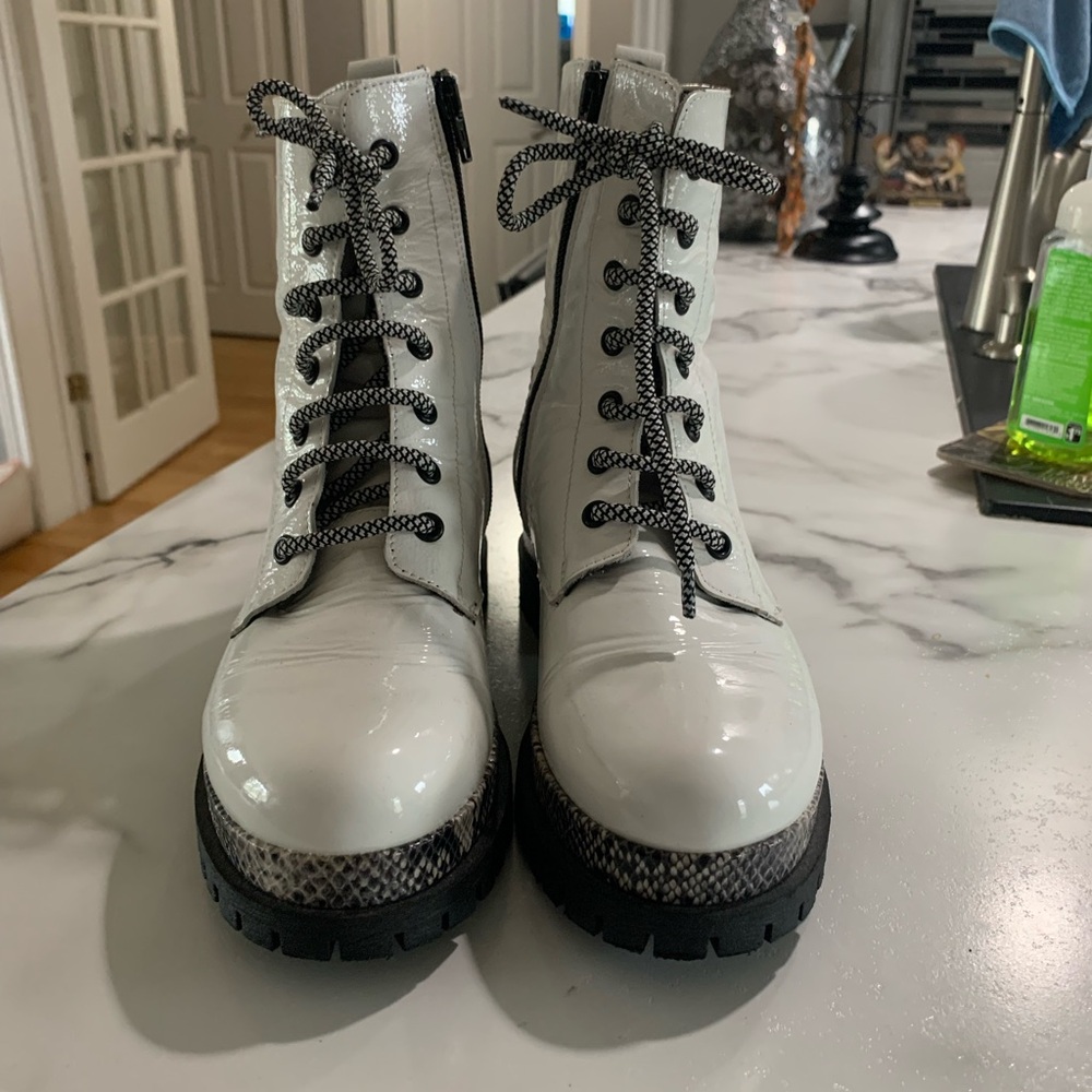 Italian leather boots